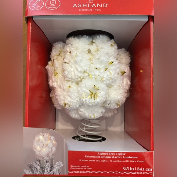 NWT lighted Christmas Xmas tree topper LED - Picture 3 of 5